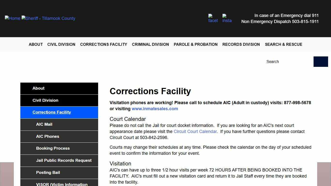 Corrections Facility | Tillamook County OR